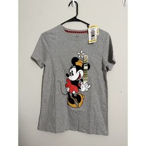 Disney Shirt Womens Sz M Gray Minnie Mouse Short Sleeve Tee Disney Trip Resort